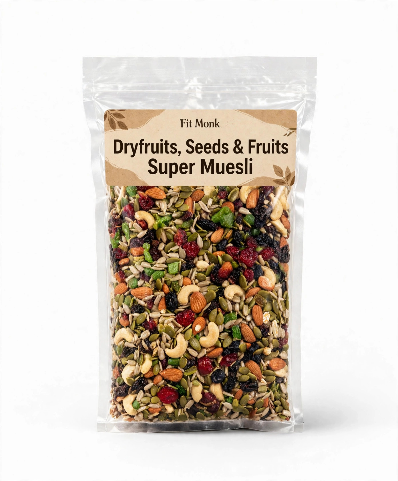 Fit Monk Dryfruits, Seeds and Fruits Muesli