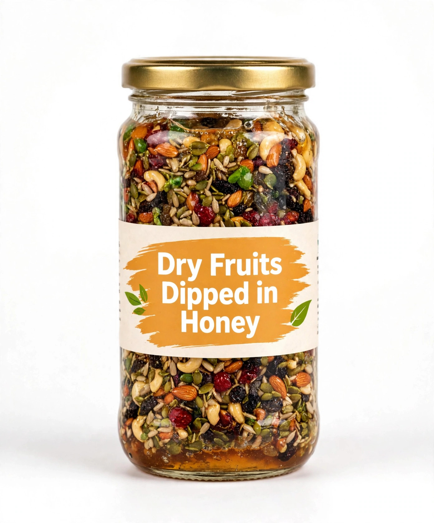 Dry Fruits Dipped in Honey