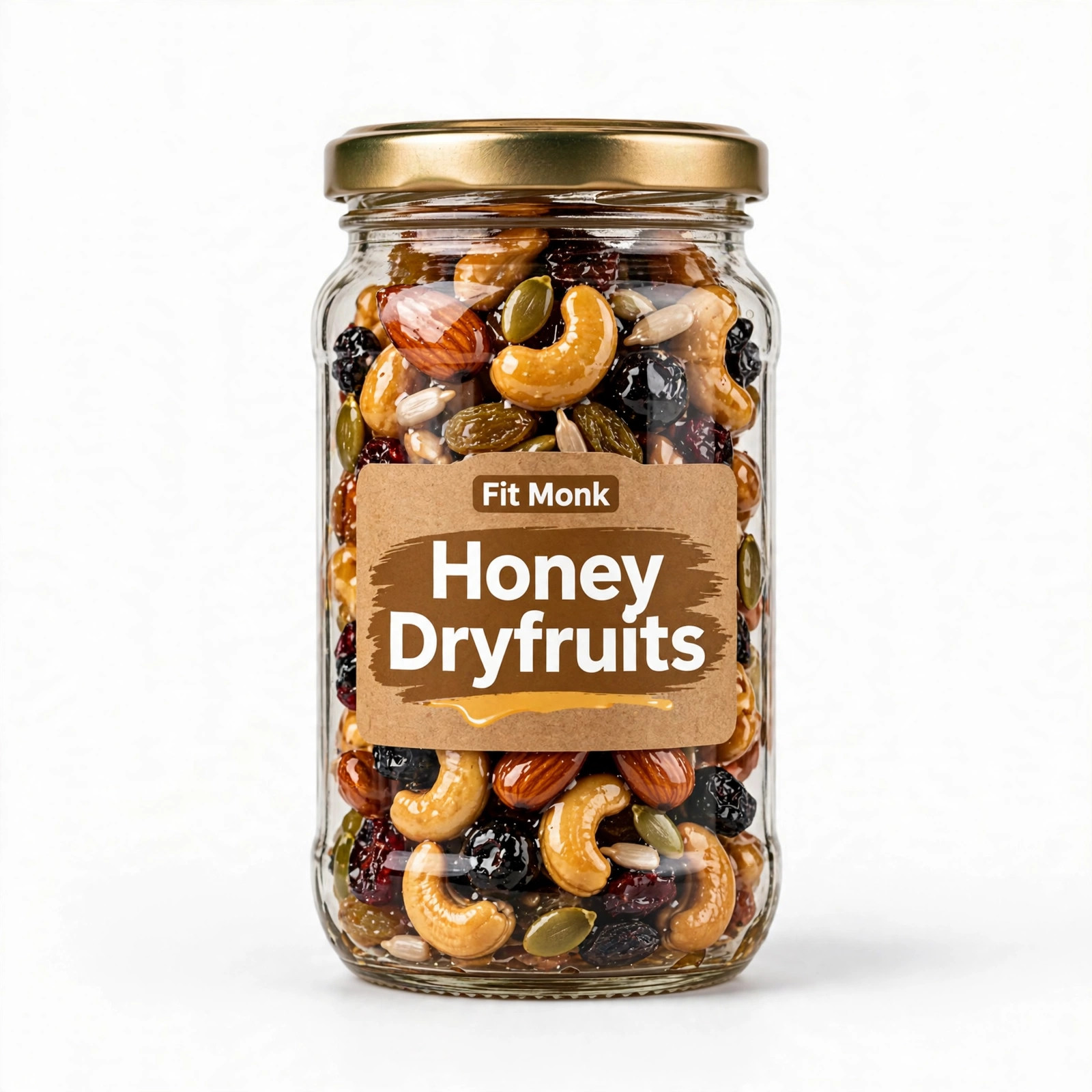 Fit Monk Honey Dryfruits — 500g